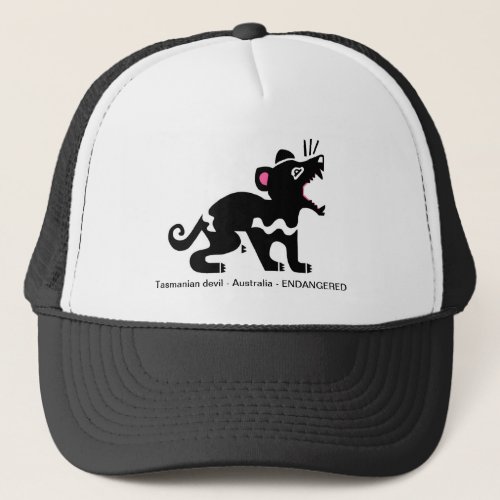 Cool Tasmanian devil _Animal activist _ Endangered Trucker Hat