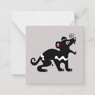 Cool Tasmanian devil -Marsupial -Wildlife - Nature Note Card