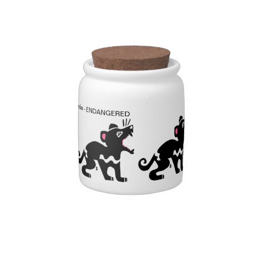 Cool Tasmanian DEVIL _ Wildlife warrior _ Candy Jar