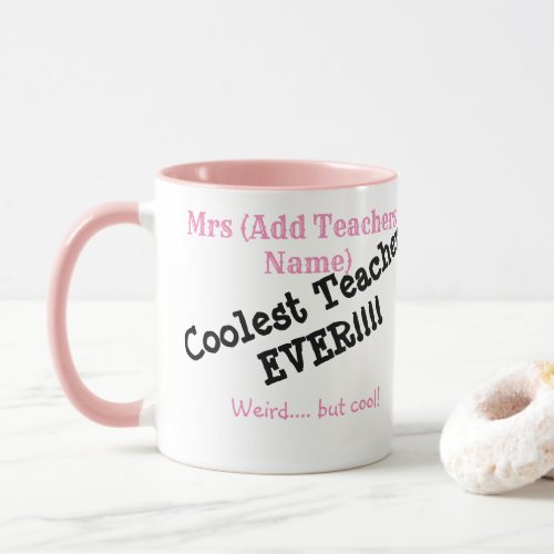 Cool Teacher Coffee Mug