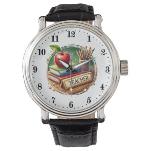 Cool Teacher word art Watch