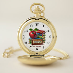 Cool Teacher's add name Pocket Watch