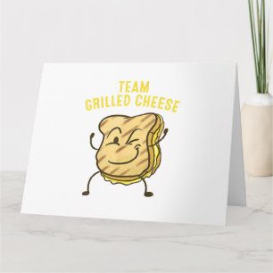Cool Team Grilled Cheese Gift Funny Squad Toasted Card