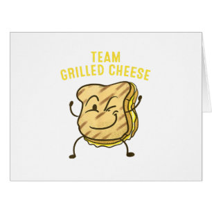 Cool Team Grilled Cheese Gift Funny Squad Toasted Cards