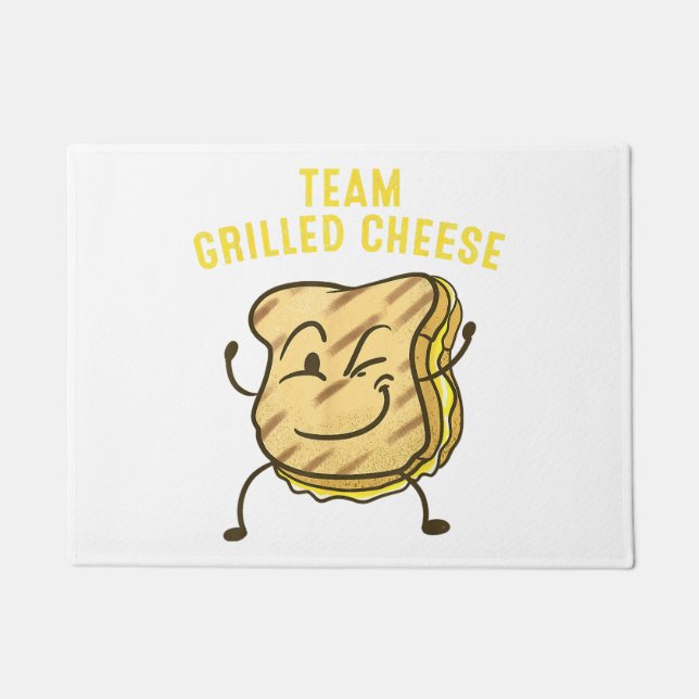Cool Team Grilled Cheese Gift Funny Squad Toasted  Doormat (Front)