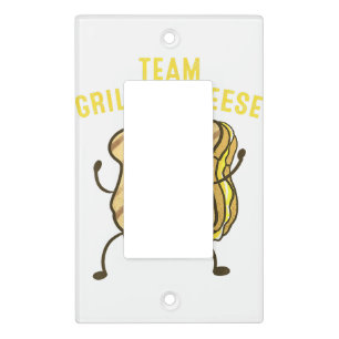 Cool Team Grilled Cheese Gift Funny Squad Toasted Light Switch Cover