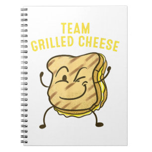 Cool Team Grilled Cheese Gift Funny Squad Toasted Notebook