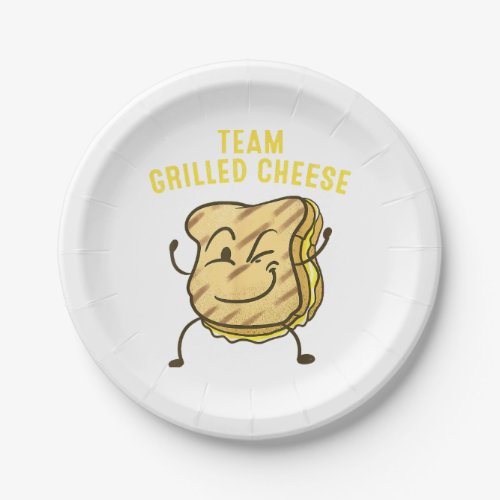 Cool Team Grilled Cheese Gift Funny Squad Toasted  Paper Plates