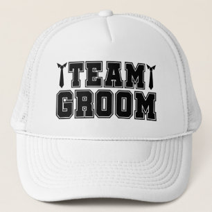 Cool Team Groom Wedding party Trucker Hat