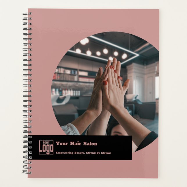 Cool Team Image Hair Stylist Appointment Book Planner (Front)