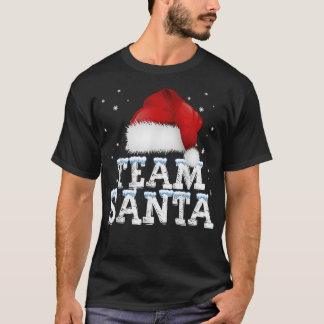 Cool Team Santa Xmas Tree Family Matching Pajamas T-Shirt