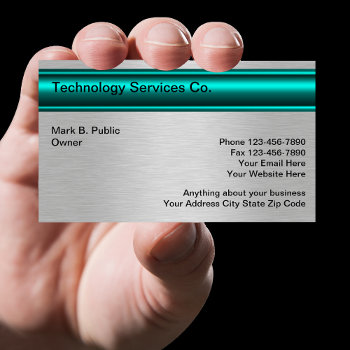 Cool Technology Business Cards by Luckyturtle at Zazzle