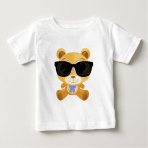 Cool Teddy Bear Baby T-Shirt