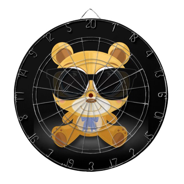 Cool Teddy Bear Dart Board (Front)