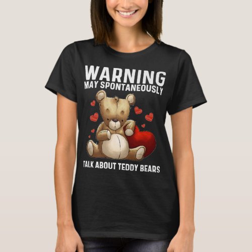 Cool Teddy Bear Gift for Men Women Plush Stuffed T T_Shirt