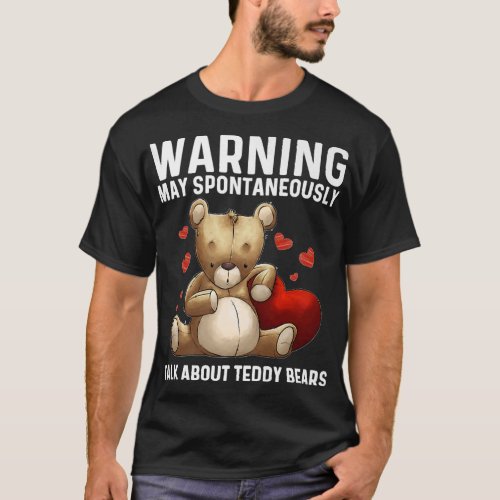 Cool Teddy Bear Gift for Men Women Plush Stuffed T T_Shirt