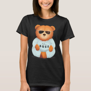 Cool Teddy Bear With Sunglasses Teddy The Boss Bo T-Shirt