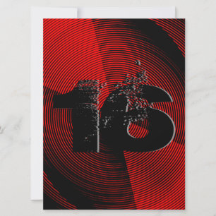 Cool Teen 16th Birthday Party Invitation