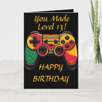 Cool Teenager Level 13 Gamer