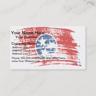 Cool Tennessean flag design Business Card