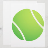 Cool Tennis Ball for tennis team jerseys (Front/Back)