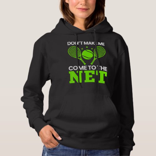 Cool Tennis Ball Player Net Game Coach Sports Outd Hoodie