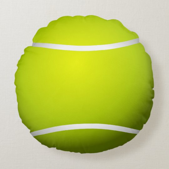Cool Tennis Ball Round Pillow
