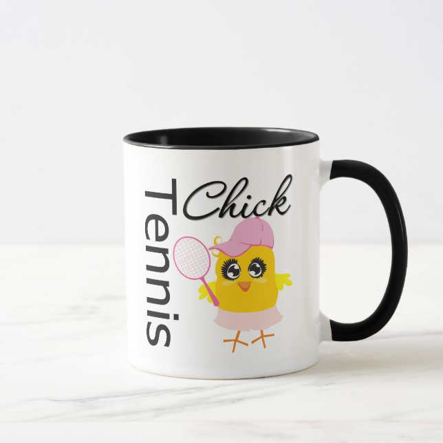 Cool Tennis Chick Mug (Right)