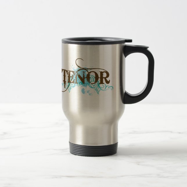 Cool Tenor Blue Travel Mug (Right)