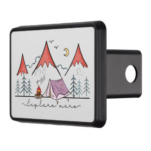 cool tent camping explore more hitch cover