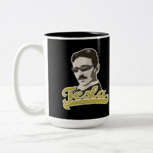 Cool Tesla with Shades Mug