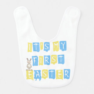Cool Text First Easter Bib