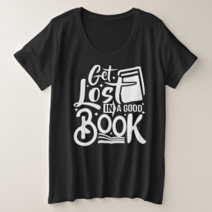 Cool text l Funny and inspirational quote black Plus Size T-Shirt