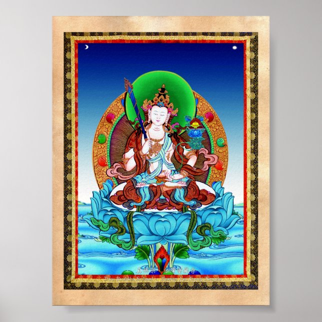 Cool thangka Akasagarbha Bodhisattva Mahasattva Poster (Front)