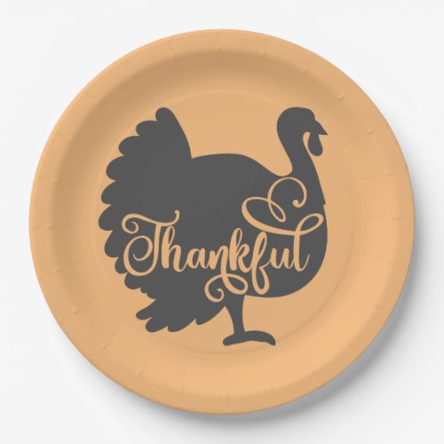 cool thankful holidays turkey thanksgiving paper plates