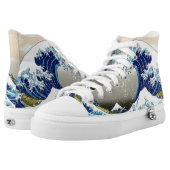 Cool The Great Wave off Kanagawa japanese art High-Top Sneakers (Pair)