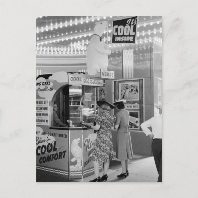 Cool Theater, 1940 Postcard (Front)