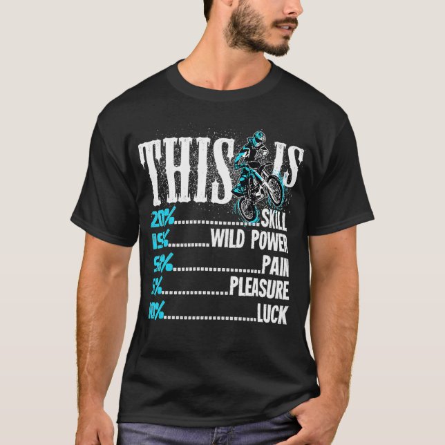 Cool This Is Motocross Supercross Dirt Bike Racing T-Shirt (Front)