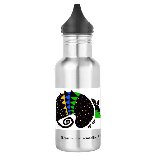  Cool Three_banded ARMADILLO __ Nature _ Stainless Steel Water Bottle