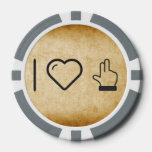 Cool Three Fingers Poker Chips at Zazzle