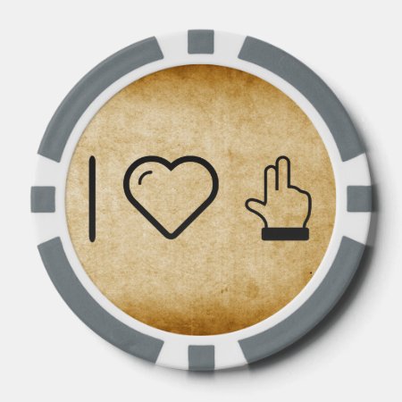 Cool Three Fingers Poker Chips