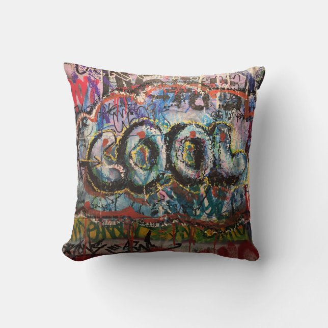 Cool Throw Pillow (Front)