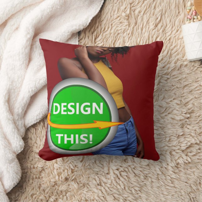 COOL! Throw Pillow 16" x 16" Polyester - Customize (Blanket)