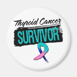 Cool Thyroid Cancer Survivor Magnet