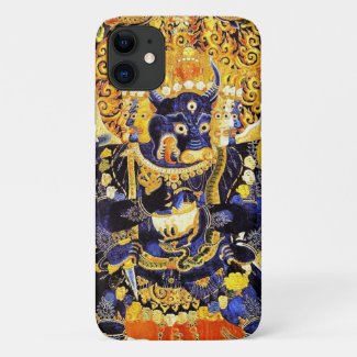Cool tibetan thangka god mandala tattoo art Case-Mate iPhone case