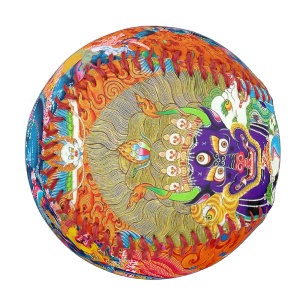 Cool tibetan thangka god Yamantaka tattoo art Baseball