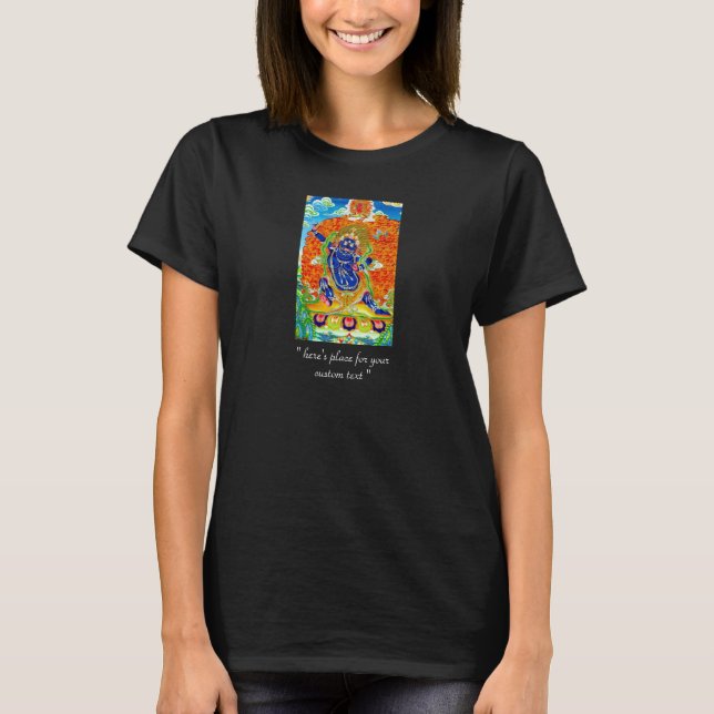 Cool tibetan thangka tattoo Vajrapani Bodhisattva T-Shirt (Front)