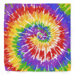 Cool Tie Dye Bandana Adult, Mens Womens Neckwear