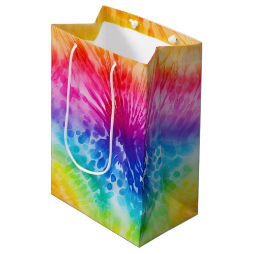 Cool Tie Dye Medium Gift Bag