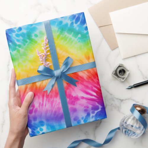 Cool Tie Dye Wrapping Paper